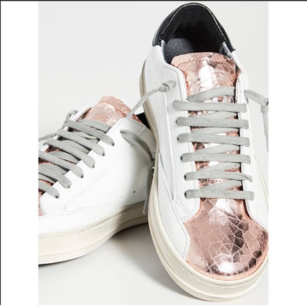 P448 Shoes | P448 Rose Gold Sneakers